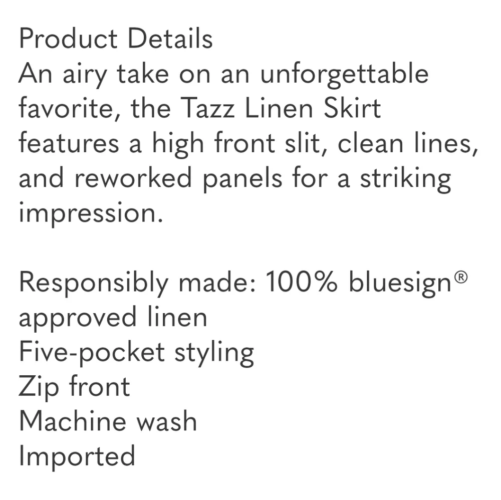 PRISTINE Reformation Tazz Long Linen Skirt Size 10 Tan Oatmeal Maxi Pockets